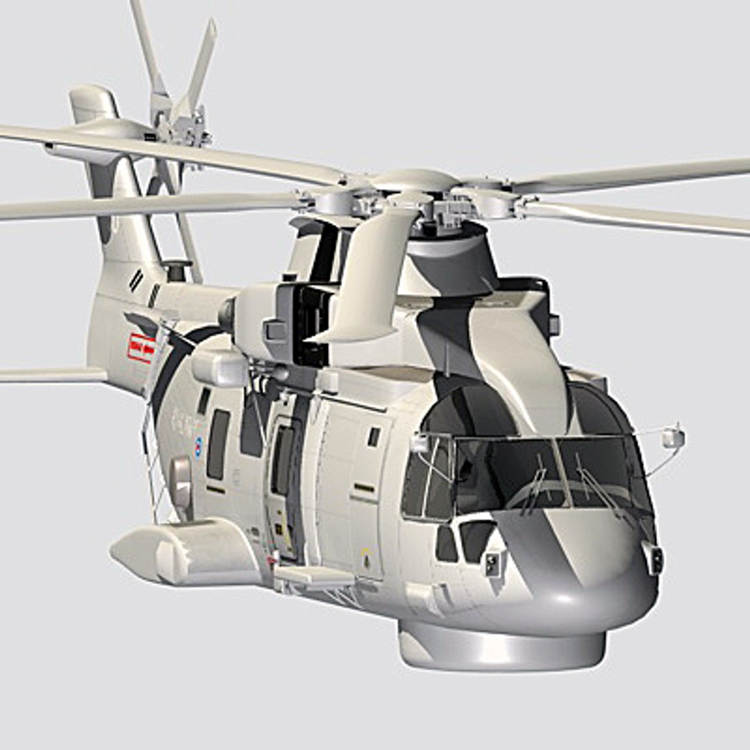 Ehi Eh-101 Merlin Helicopter C4d