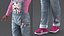 Street Style Black Child Girl Standing