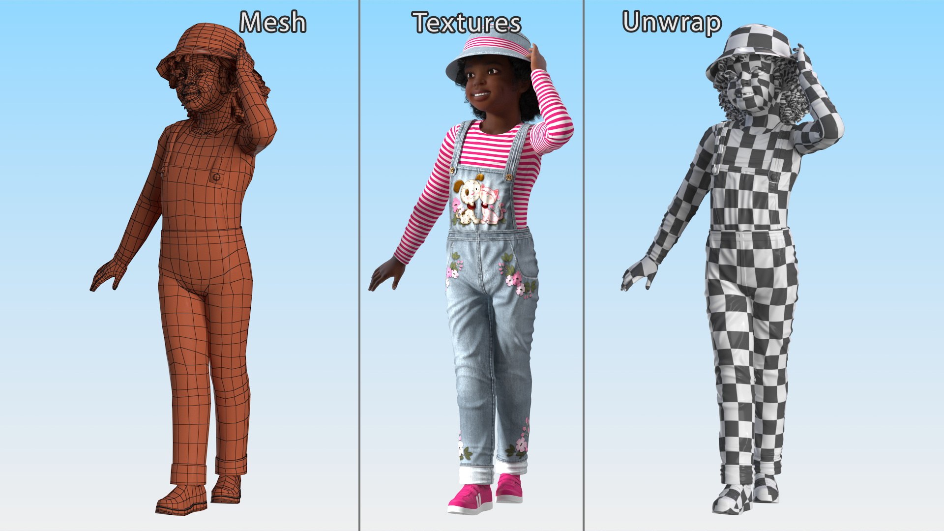 3D Street Style Black Child Girl Standing https://p.turbosquid.com/ts-thumb/du/BDVmkR/ld/streetstyleblackchildgirlstanding3dmodel015/jpg/1689928666/1920x1080/fit_q87/c2ec76b6a4e1442a91d91a3d5dcee46fa136114a/streetstyleblackchildgirlstanding3dmodel015.jpg
