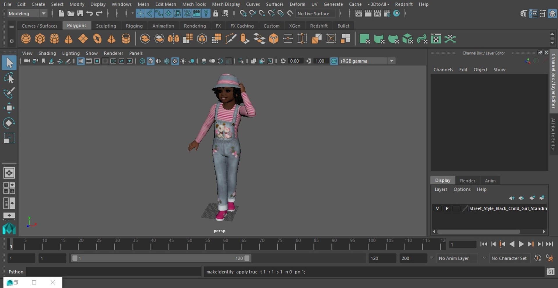 3D Street Style Black Child Girl Standing https://p.turbosquid.com/ts-thumb/du/BDVmkR/mP/streetstyleblackchildgirlstanding3dmodel022/jpg/1689928691/1920x1080/fit_q87/983039d8f19d1ee1bb8e575db217ac863b29ca2d/streetstyleblackchildgirlstanding3dmodel022.jpg