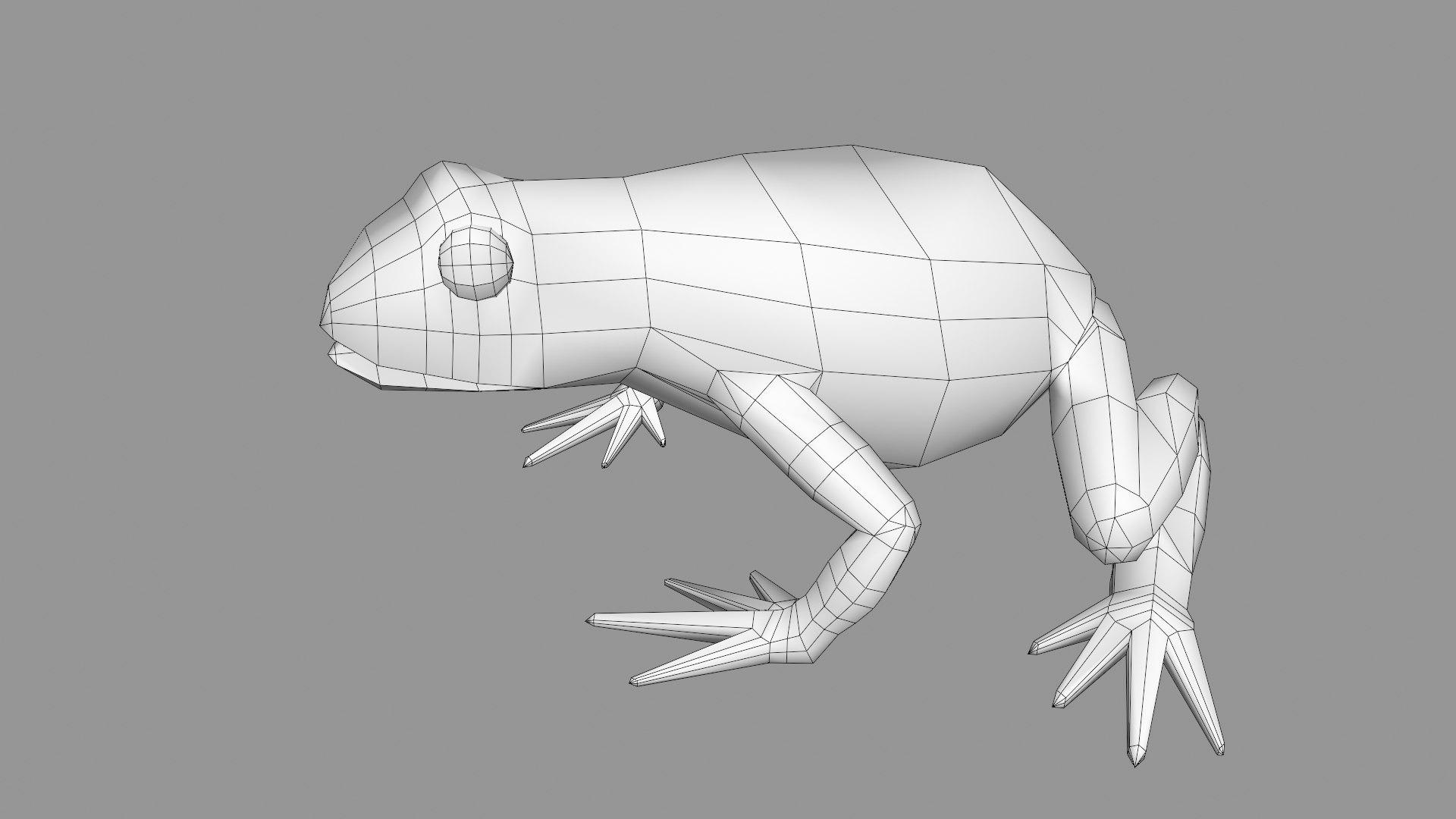 3D Frog Low Poly Base Mesh - TurboSquid 1823802