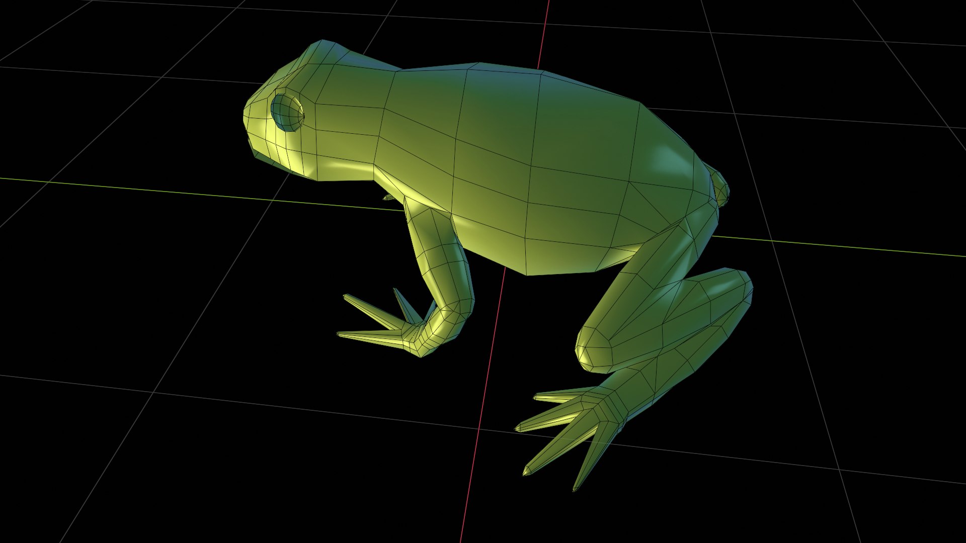 3D Frog Low Poly Base Mesh - TurboSquid 1823802