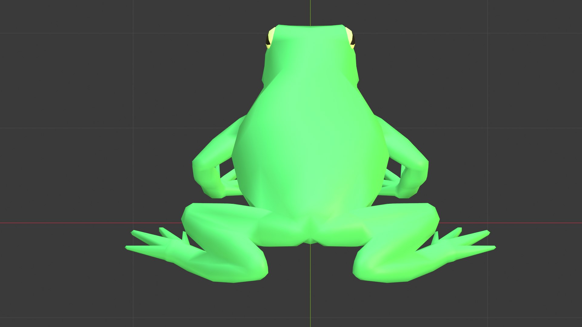 3D Frog Low Poly Base Mesh - TurboSquid 1823802