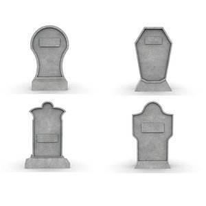 gravestone pack 3D