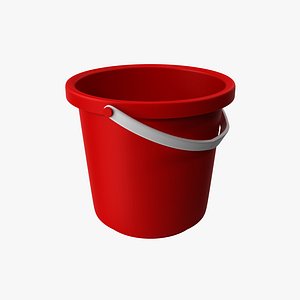 Red Bucket 3D