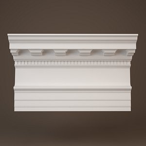 3D realistic cornic