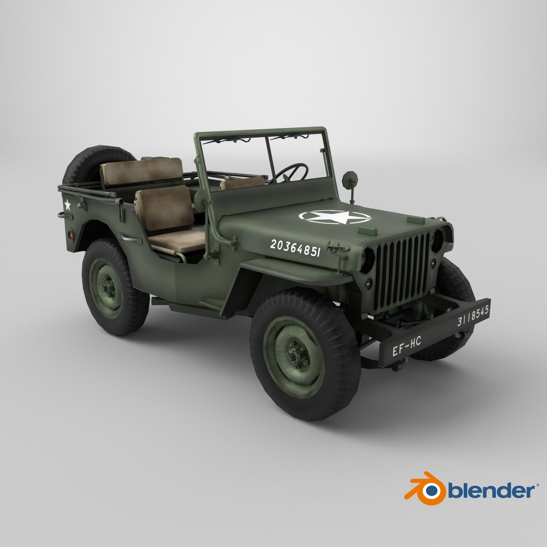 3D Jeep - WWII model https://p.turbosquid.com/ts-thumb/du/Isf1lJ/Dw/stemcell_blender_cycles_render/png/1770737484/1920x1080/fit_q87/a43632ca2f55382d62f9c319f8406db655471522/stemcell_blender_cycles_render.jpg