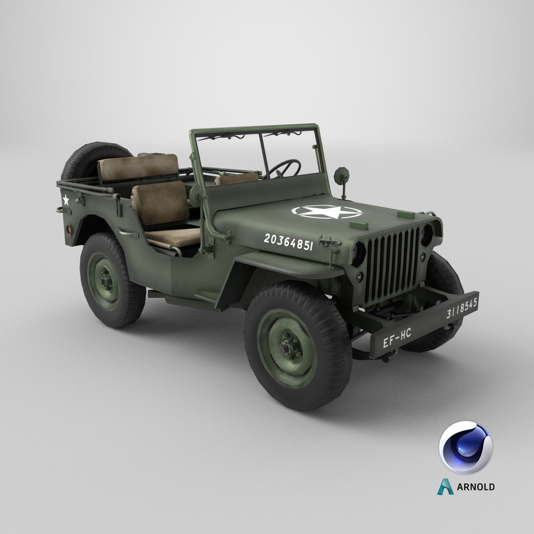 3D Jeep - WWII model https://p.turbosquid.com/ts-thumb/du/Isf1lJ/MP/stemcell_cinema_4d_arnold_render/png/1770737489/1920x1080/fit_q87/bd3bf1b9d2e2b97d5c46e5500309b971877a04d8/stemcell_cinema_4d_arnold_render.jpg