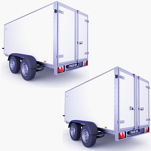 Cargo Trailers v41 3D model