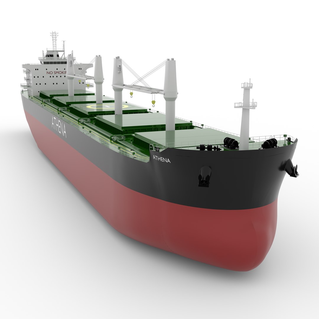 3D Bulk Carrier Cargo Ship - TurboSquid 2107004