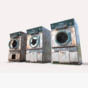 Old Dryers Of The Abandoned Hospital
