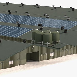 3D model Chicken Farm