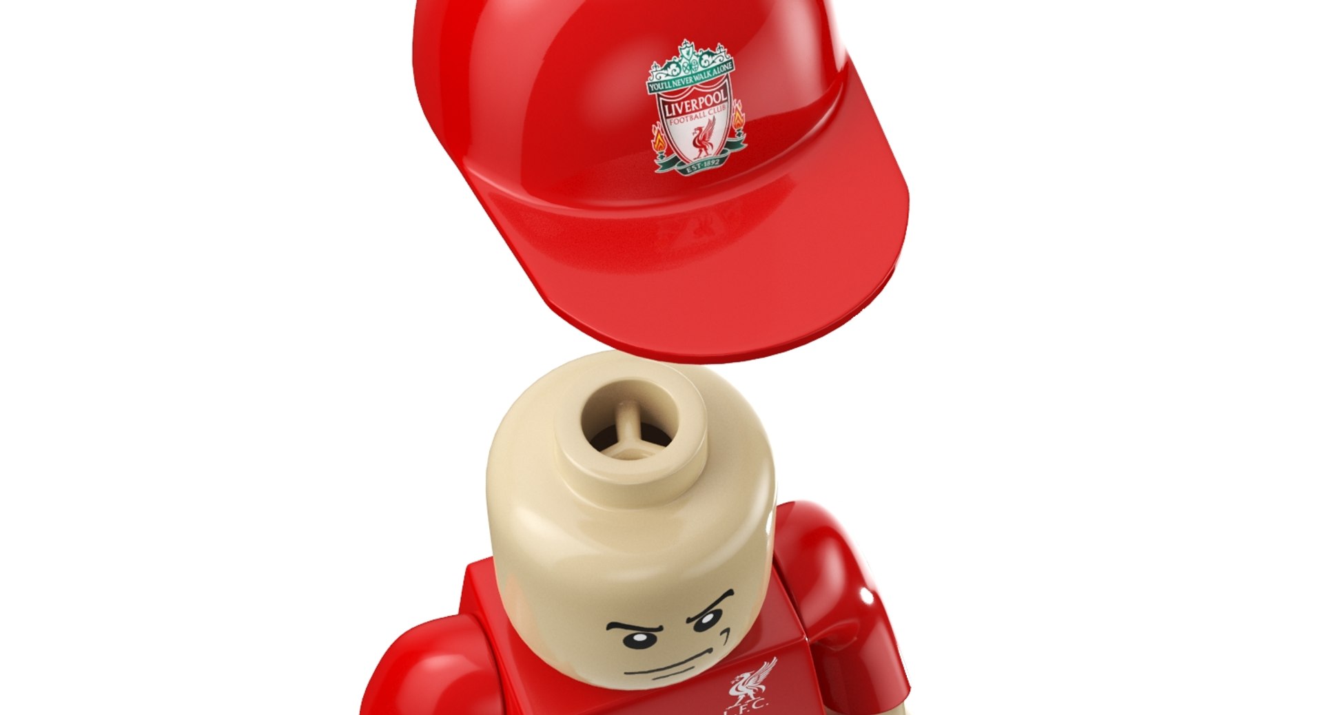 Liverpool Lego Man 3D Model TurboSquid 1363131