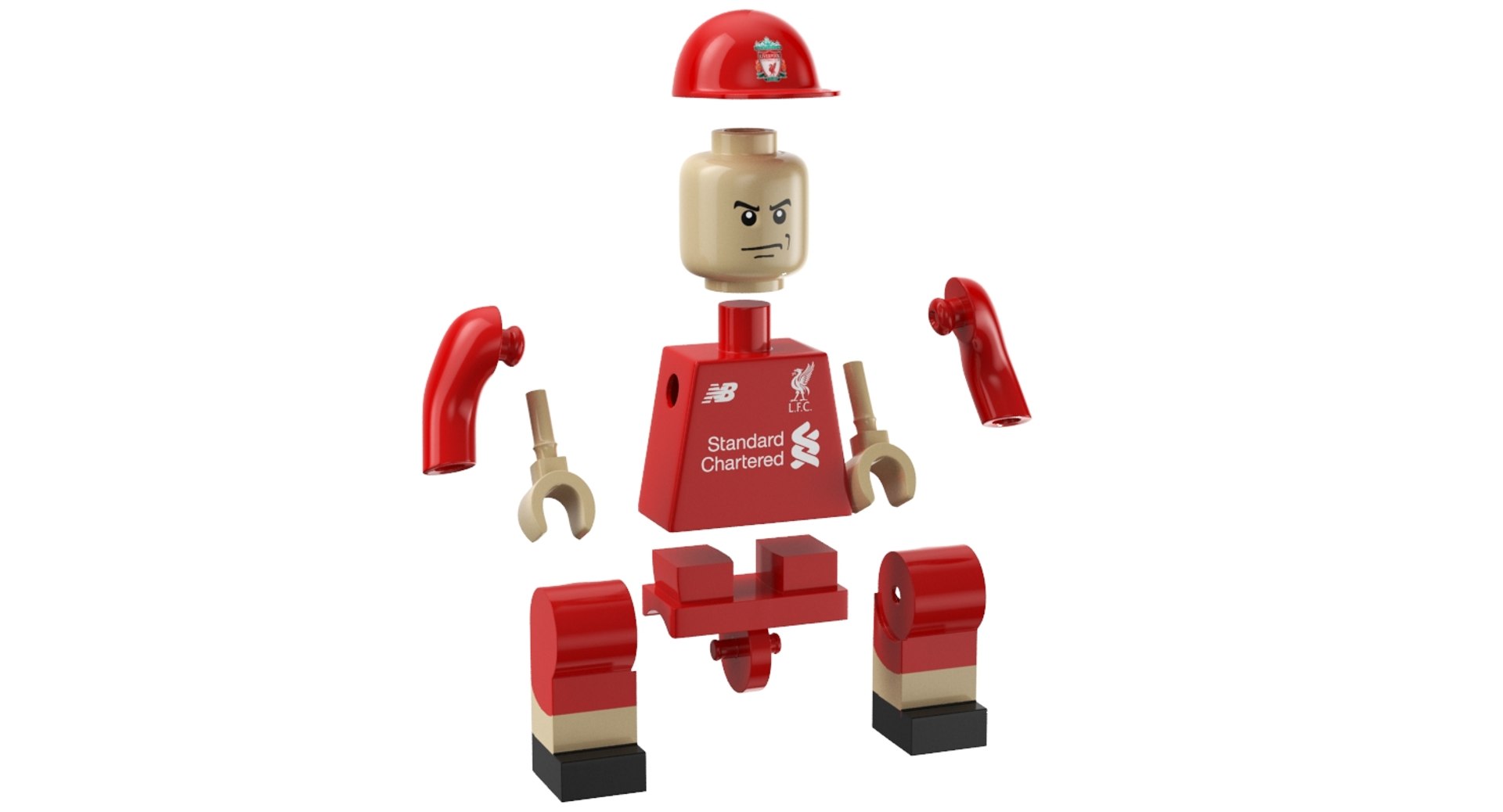 Liverpool lego man 3D model - TurboSquid 1363131