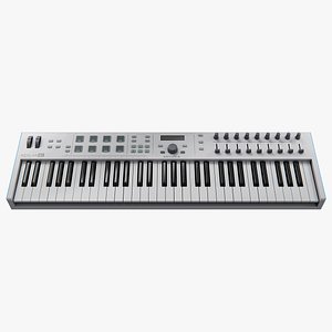 3D Piano Keylab 61 Essential - Arturia 3D Model