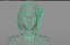 cartoon manga girl asian Japanese anime characters Loli Low-poly 3D model