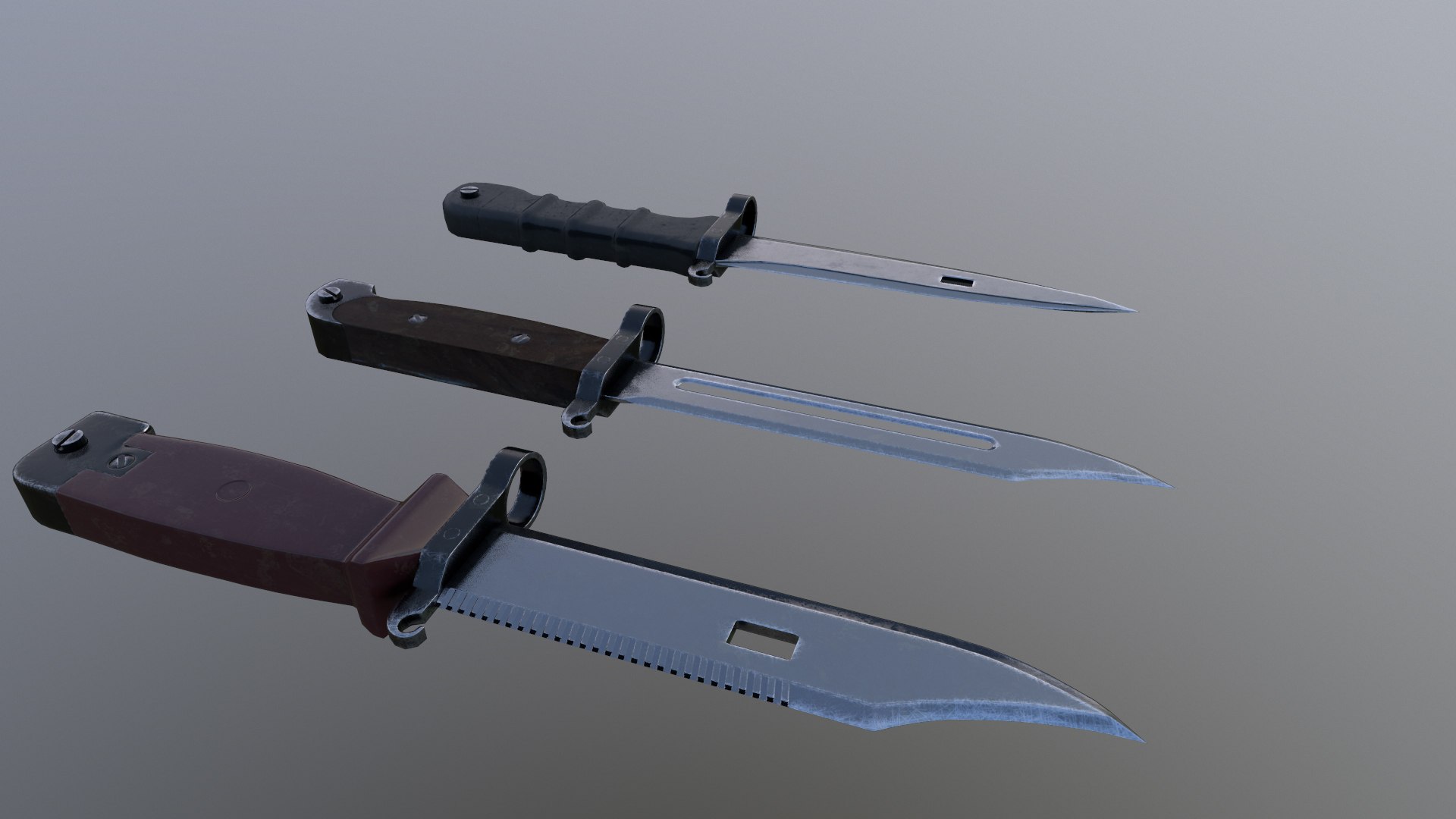 Russian Bayonet Knife 3D https://p.turbosquid.com/ts-thumb/du/URGxEk/Fi/1/jpg/1628113021/1920x1080/fit_q87/2ca41237af714c7b45d0f1db9cd4b03db40bd4c6/1.jpg
