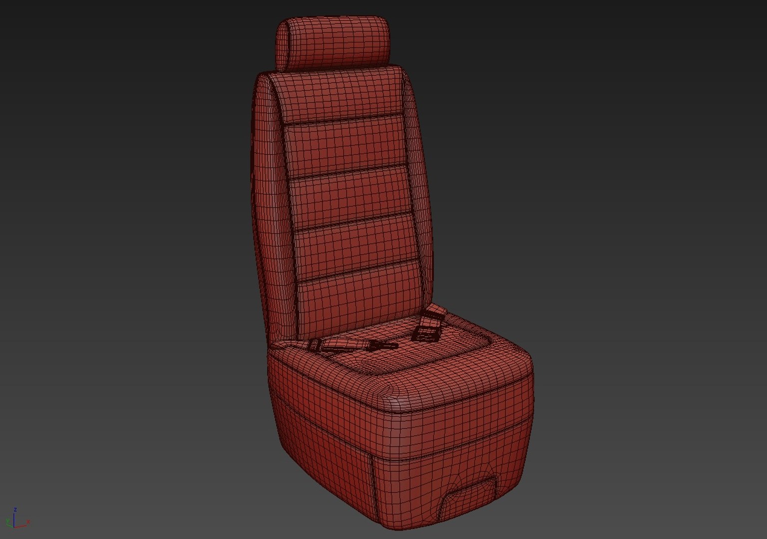 Airplane Seat 3D Model - TurboSquid 1659782