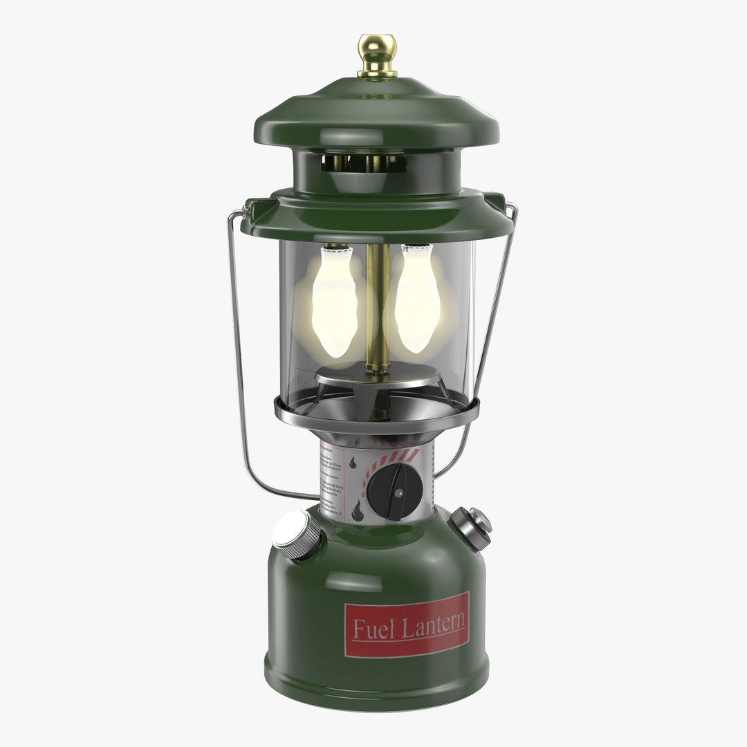 Camping Lantern 3D model preview