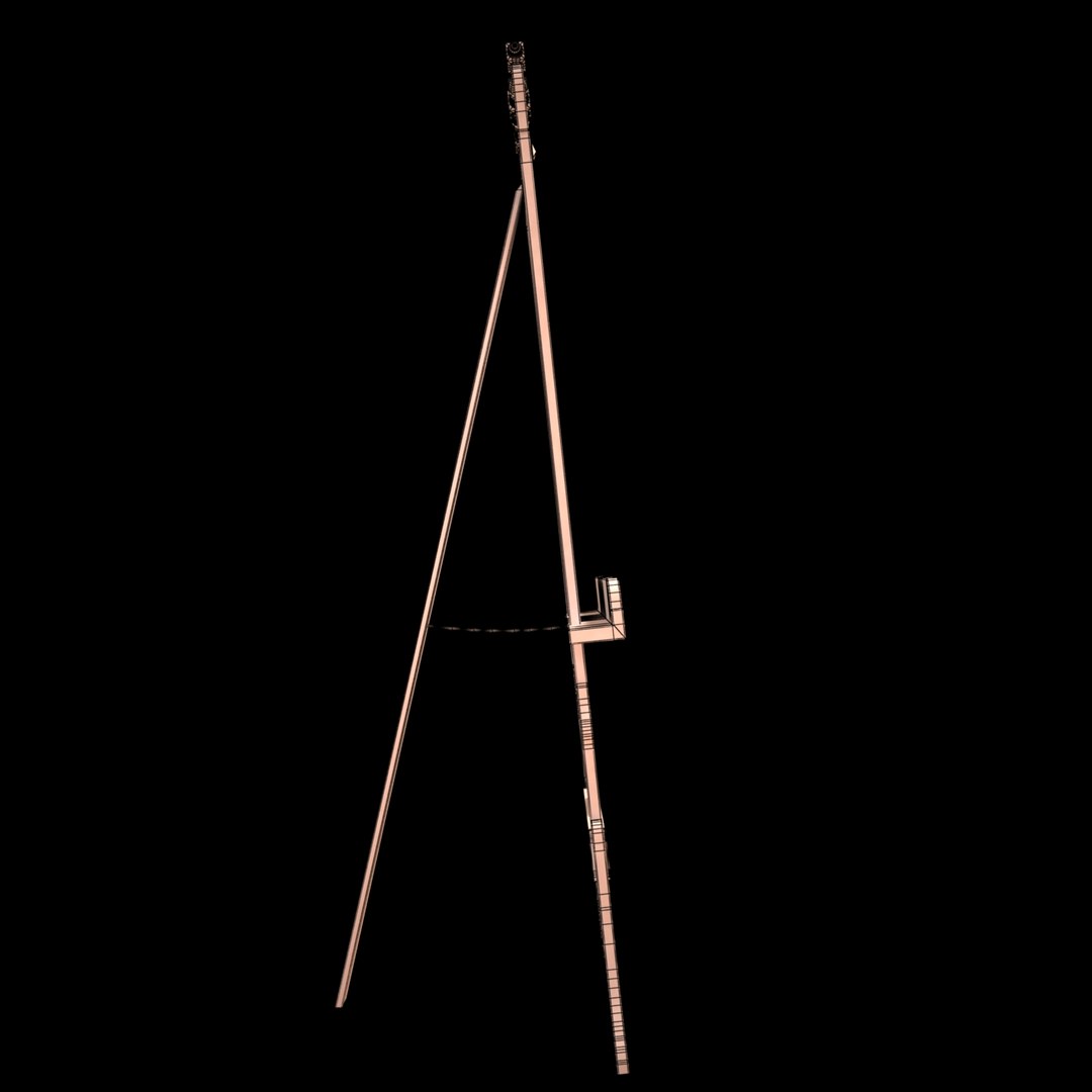 display easel 3d model