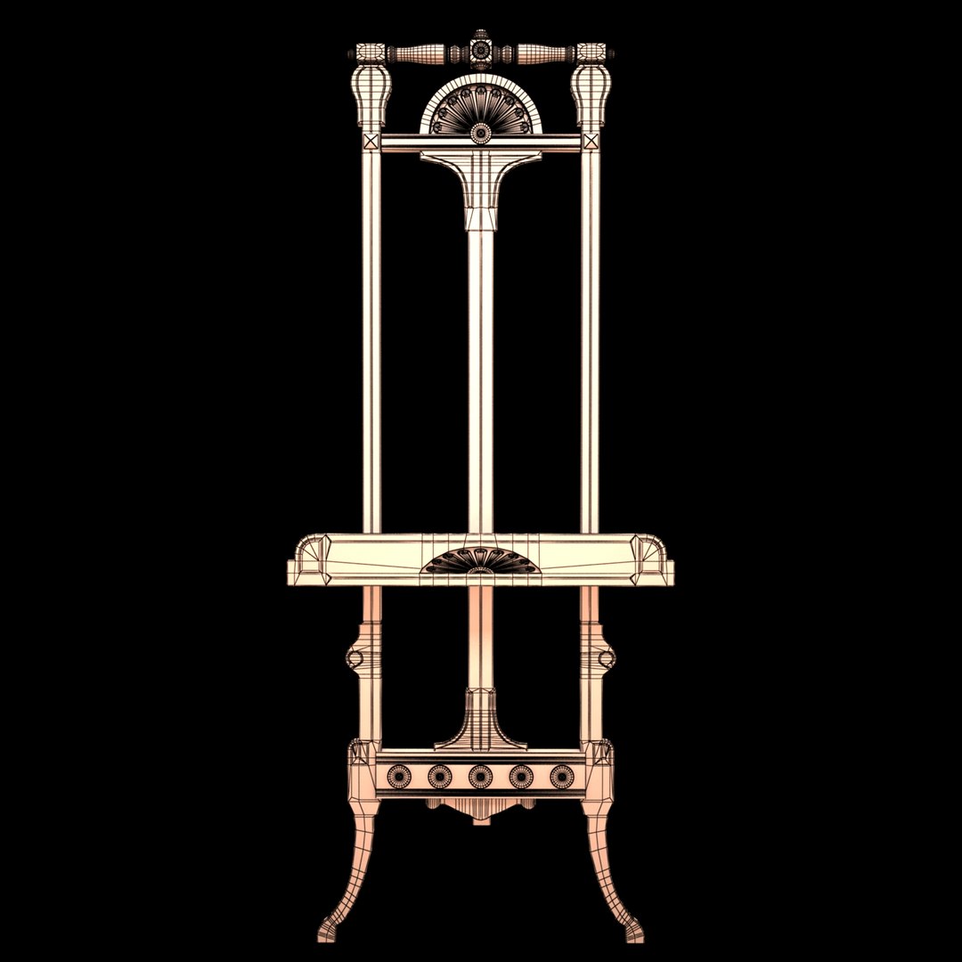 display easel 3d model