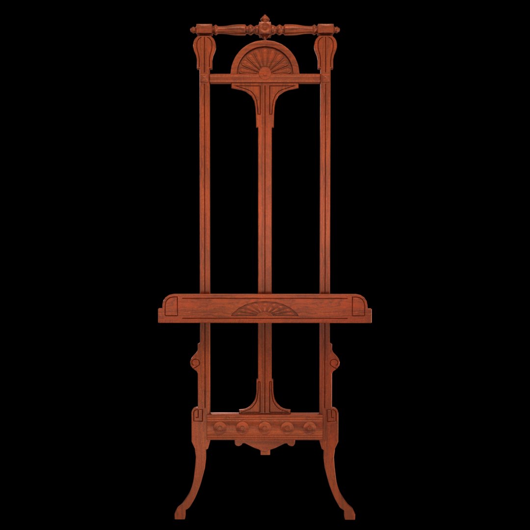 display easel 3d model