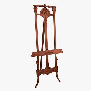 display easel 3d model
