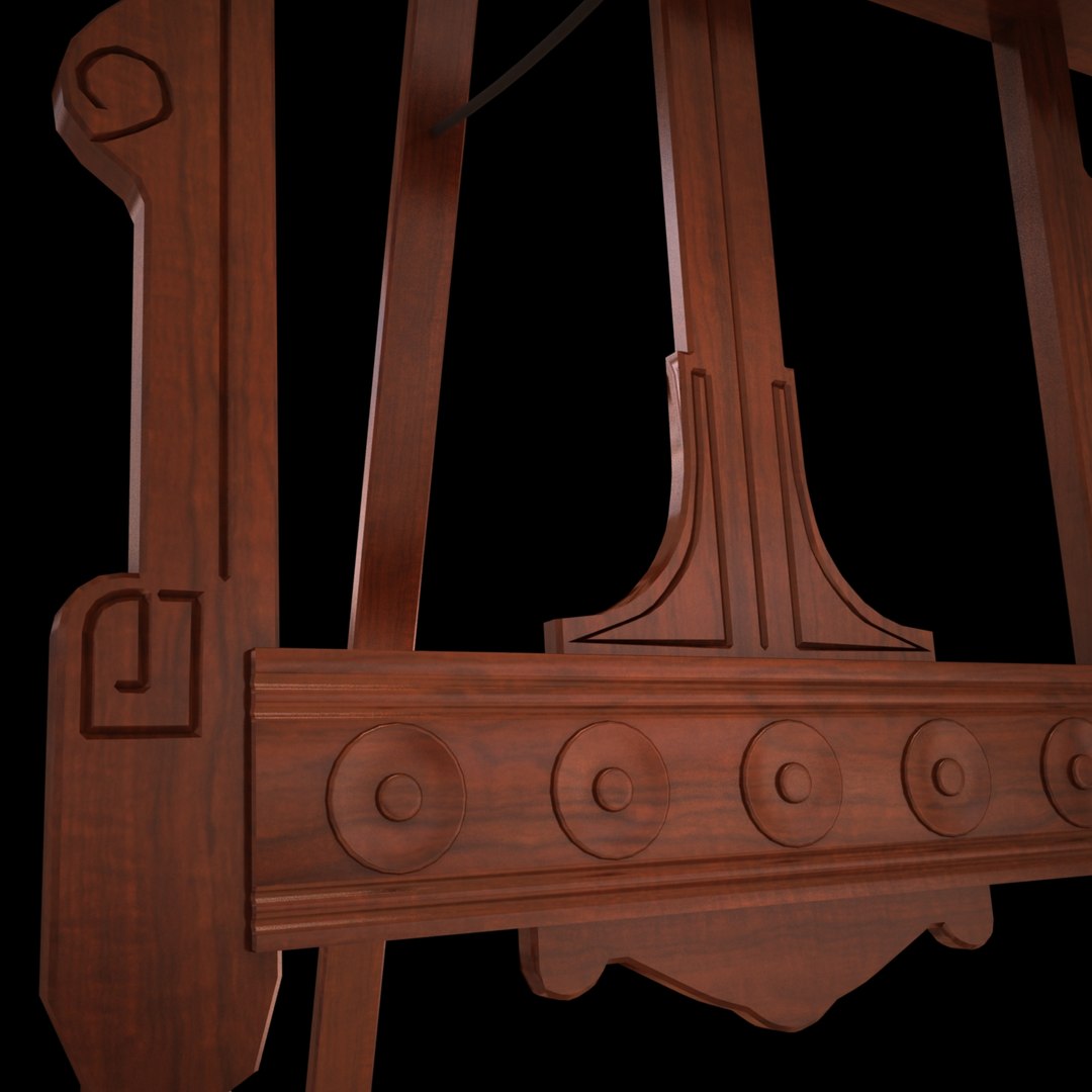 display easel 3d model