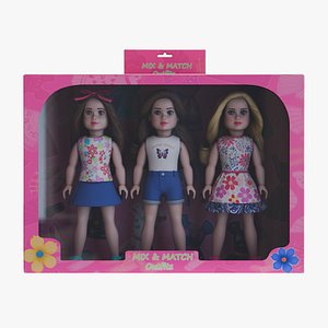 Dolls and their accessories Doll Clothes Set 002
