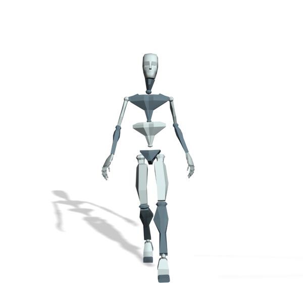 Motion Character Studio Biped walk run capture