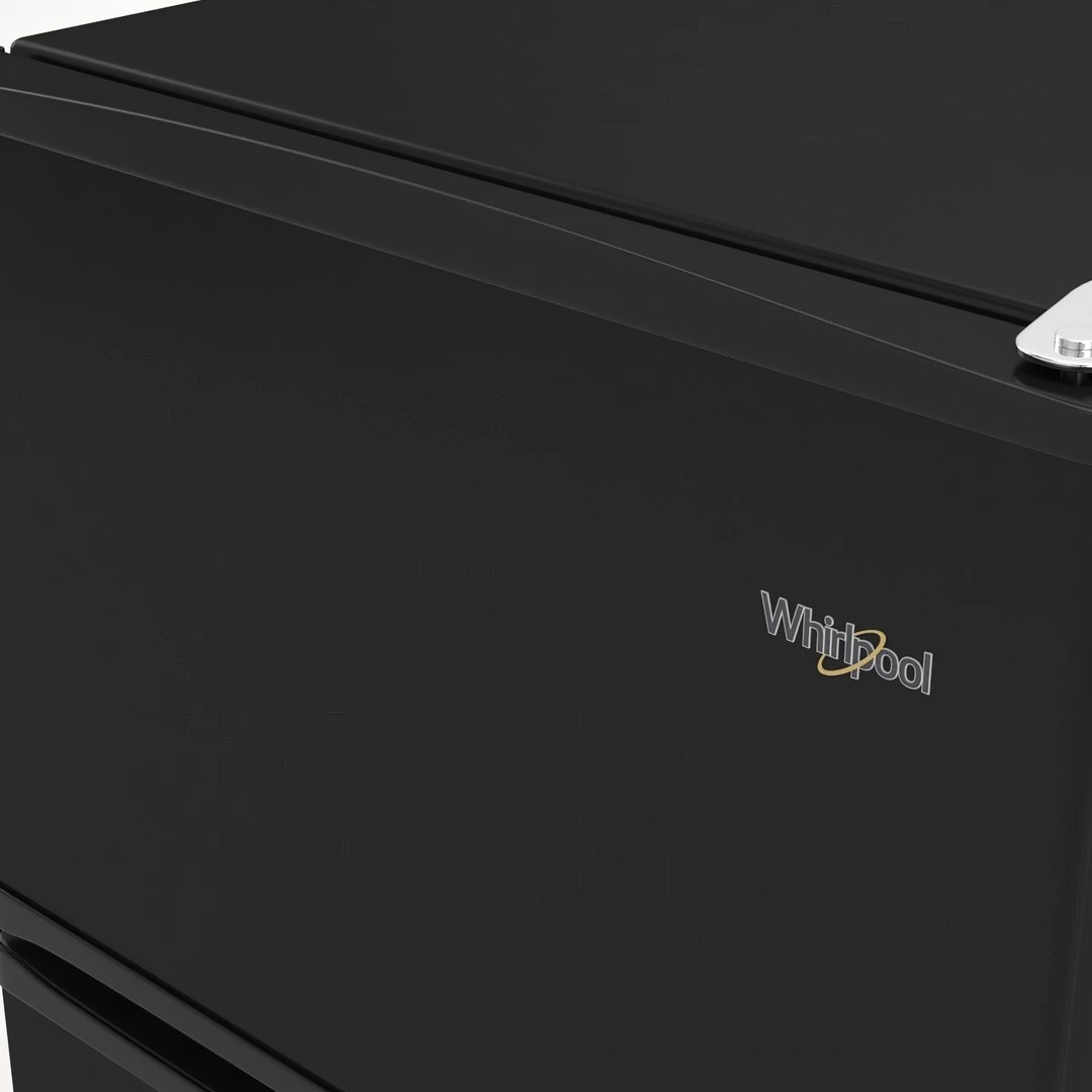 28inch Wide Top Freezer Refrigerator16 Cu Ft WRT316SFDB 3D