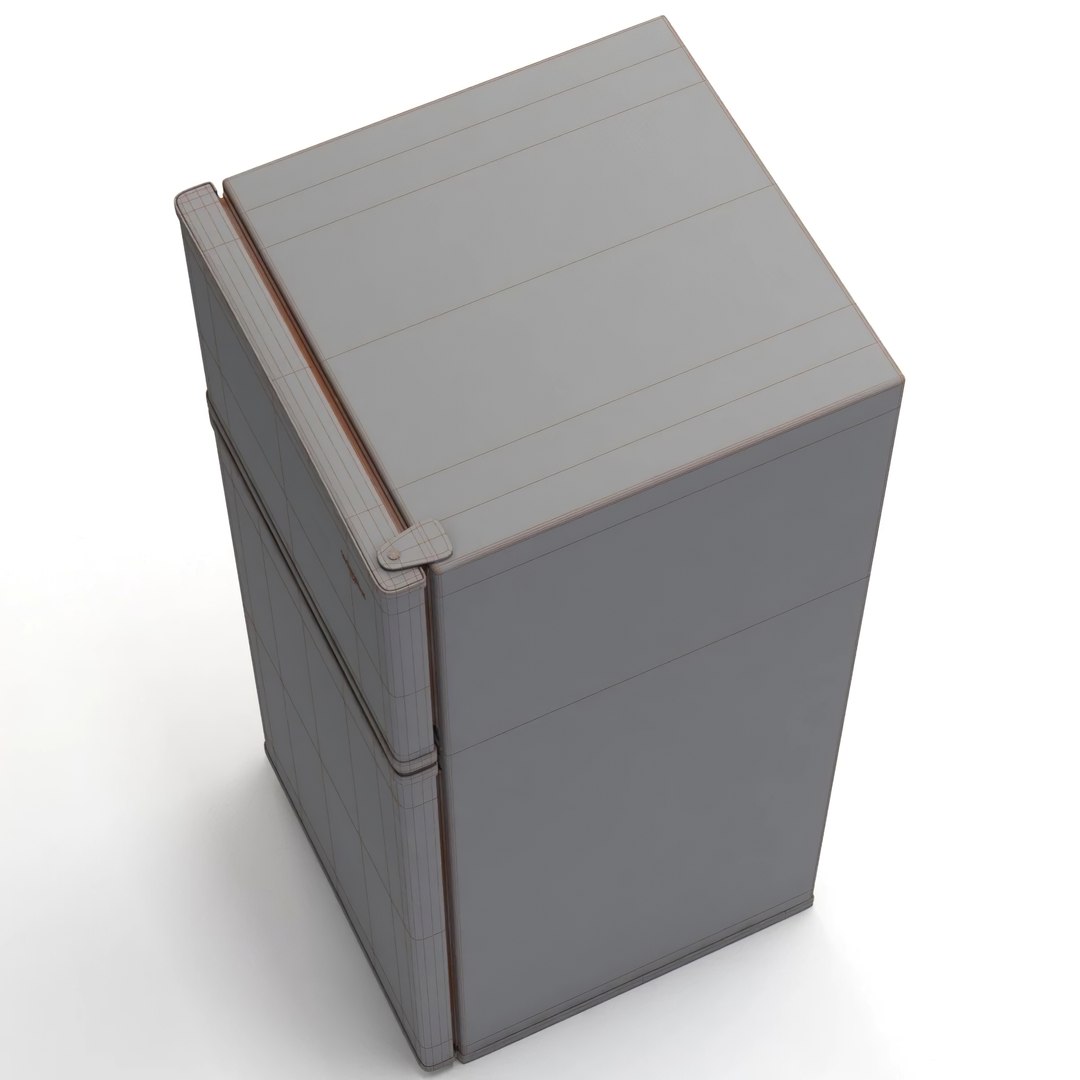 28inch Wide Top Freezer Refrigerator16 Cu Ft WRT316SFDB 3D