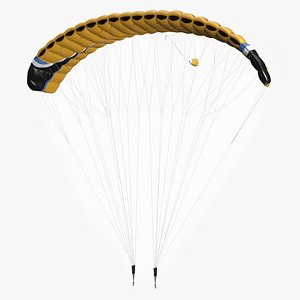 Paraglider Parachute Yellow