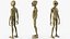 Humanoid Alien Creature Rigged for Maya