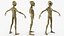 Humanoid Alien Creature Rigged for Maya