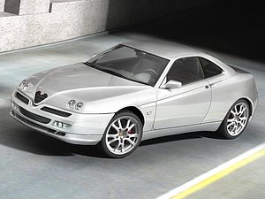 alfa romeo gtv 3d model