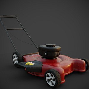 Reel Lawn mower, 3D CAD Model Library