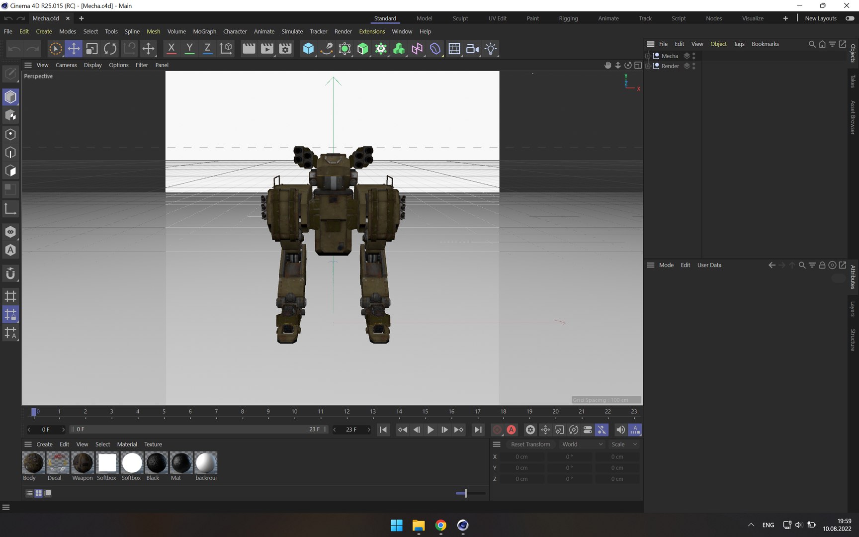 Mecha 3D Model - TurboSquid 2075018