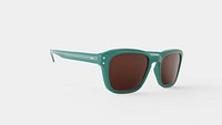 Forest Green Rectangular Acetate Sunglasses