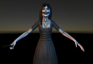 HORROR WOMAN with Weapon