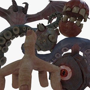 Eldritch Horrors PBR Model Pack