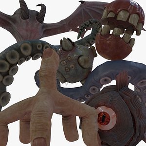 Eldritch Horrors PBR Model Pack
