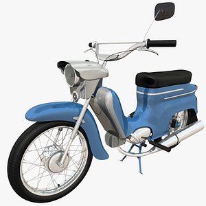 c4d motorcycle jawa pionyr