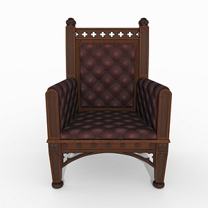 Victorian upholstered armchair
