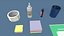 Stationery 3D model