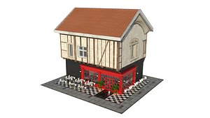 italian Coffe shop 3D model