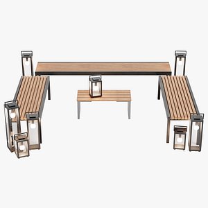 Garden Setup 09 3D model