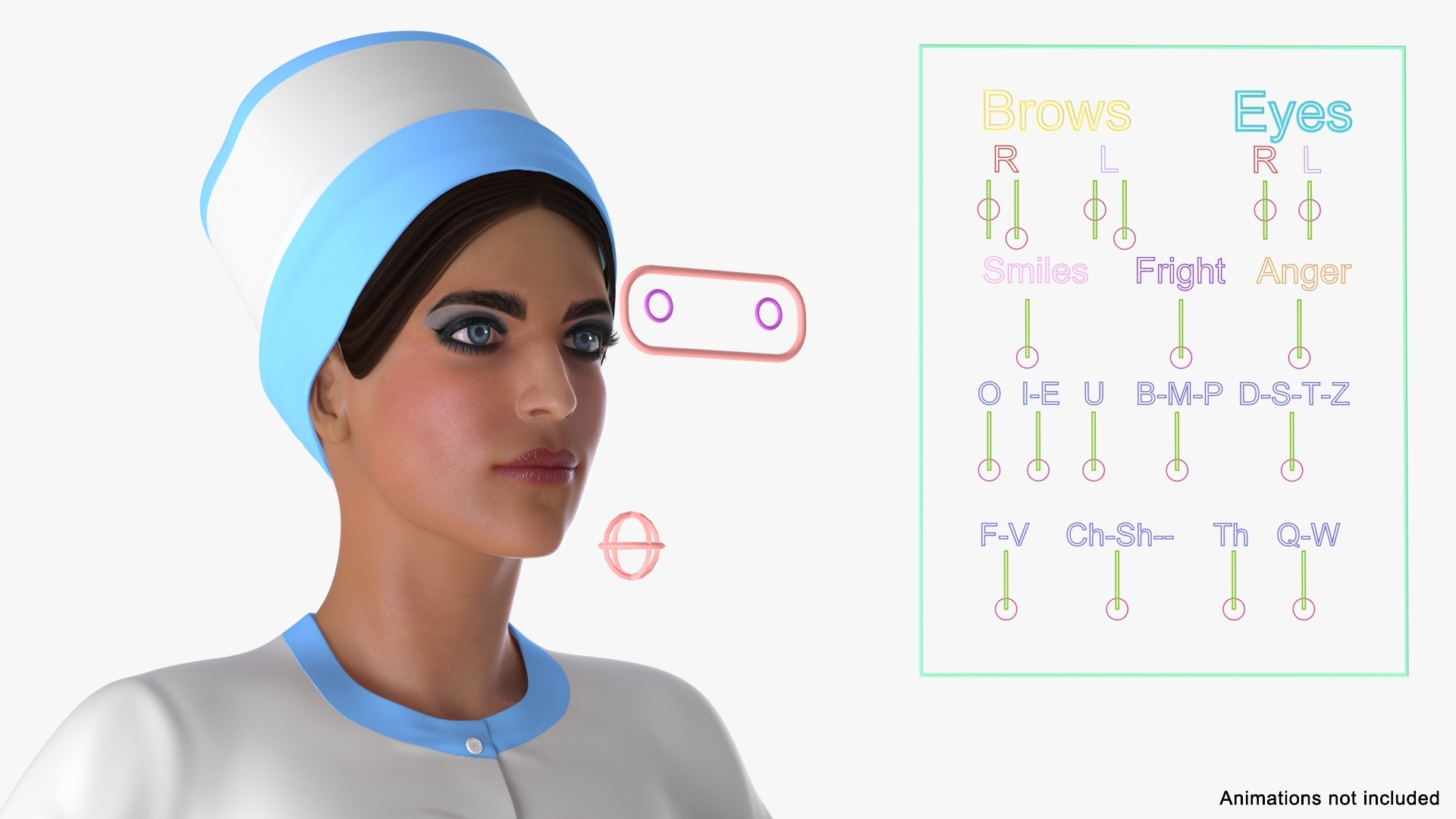 Nurse rigged 3D model - TurboSquid 1503703