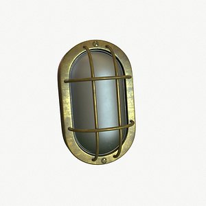 industrial wall lamp 3d model
