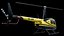 Hubschrauber Robinson R44 Gelb PBR